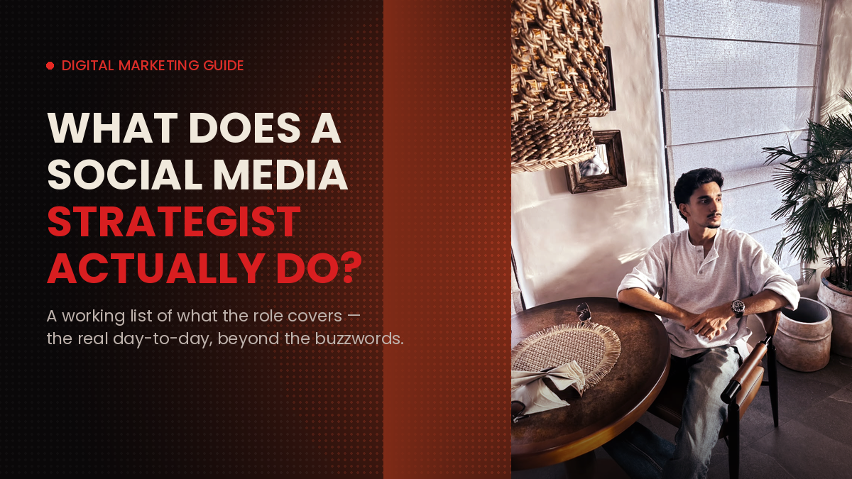 What Does a Social Media Marketing Strategist Actually Do?